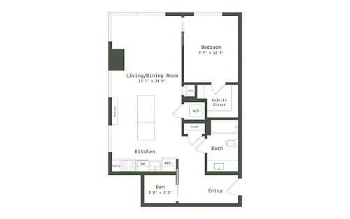 Floor plan TC1D