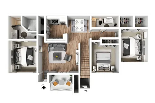 Floor plan 3 X 2