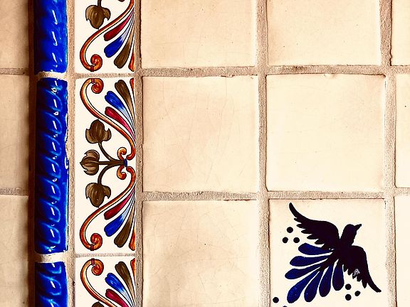 Mexican bathroom tiles