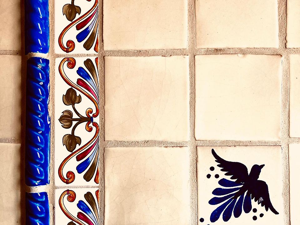 Mexican bathroom tiles