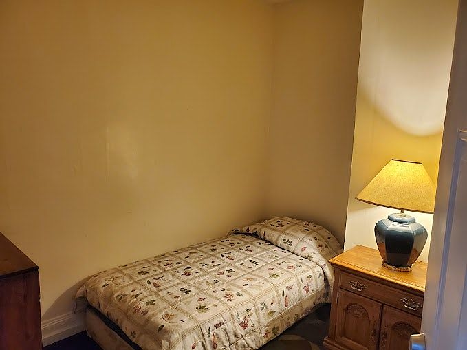 Bathroom is just a few steps away