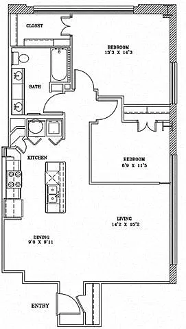 Floor plan 6B LOFTS