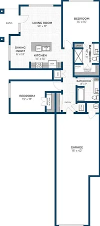 Floor Plan 2A | Seasons at Franklin | Apartments in Franklin, WI Floor Plan 2A | Seasons at Franklin | Apartments in Franklin, WI