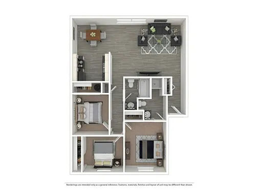 Floor plan 3X2-1117