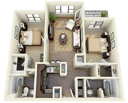 Floor plan Georgian
