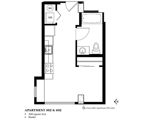 Floor plan Studio