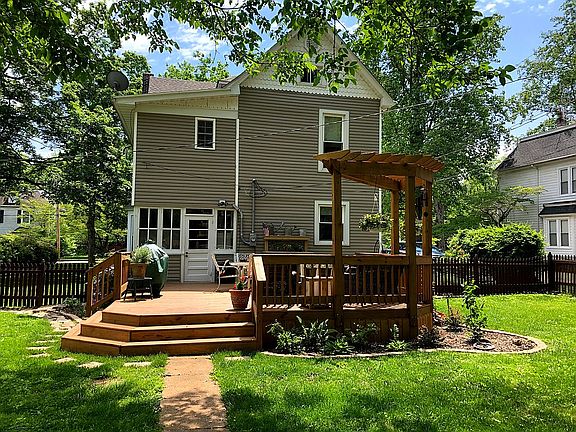 Back of House with Deck