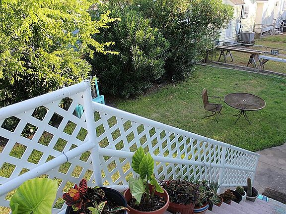 View of downstairs yard