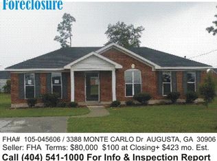 3388 Monte Carlo Dr, Augusta, GA 30906