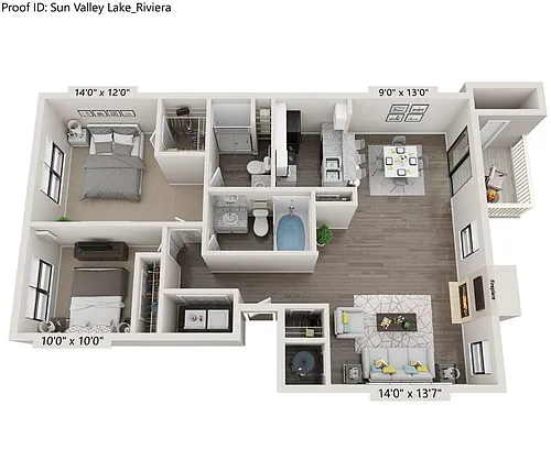 Floor plan Riviera