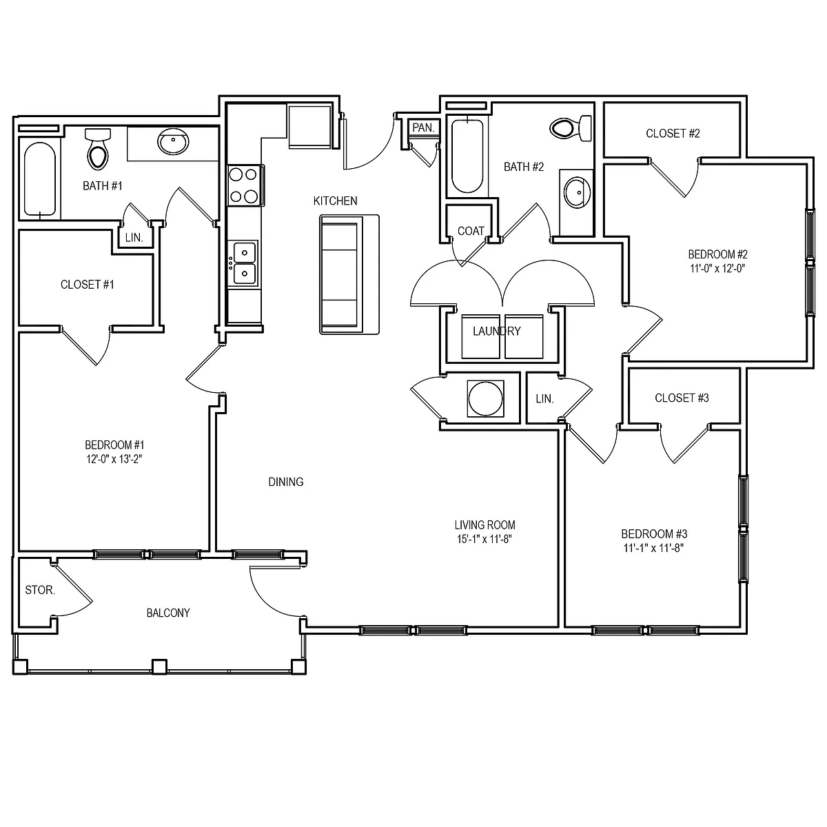 Floor plan Live Oak