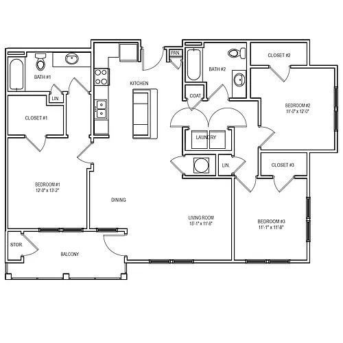 Floor plan Live Oak