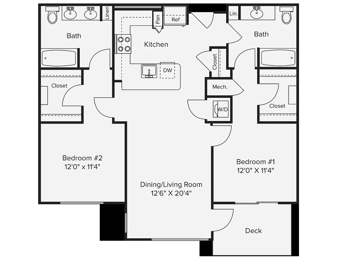 Floor plan Furnished-f-B2-1079