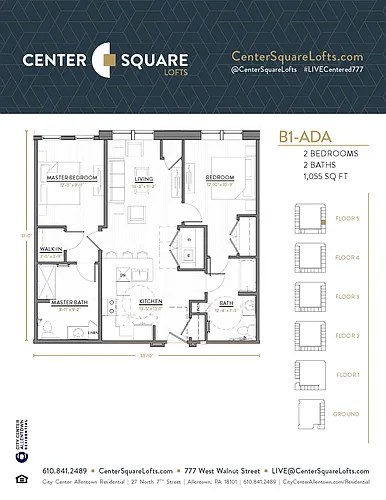 Floor plan B1 ADA