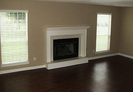Living room with gas fireplace