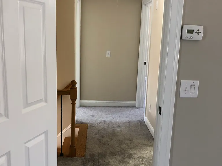Upstairs hallway, attic