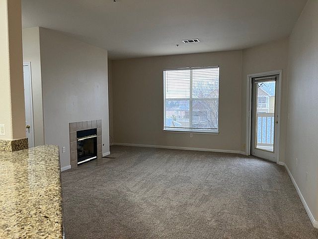 Living Room with gas fireplace