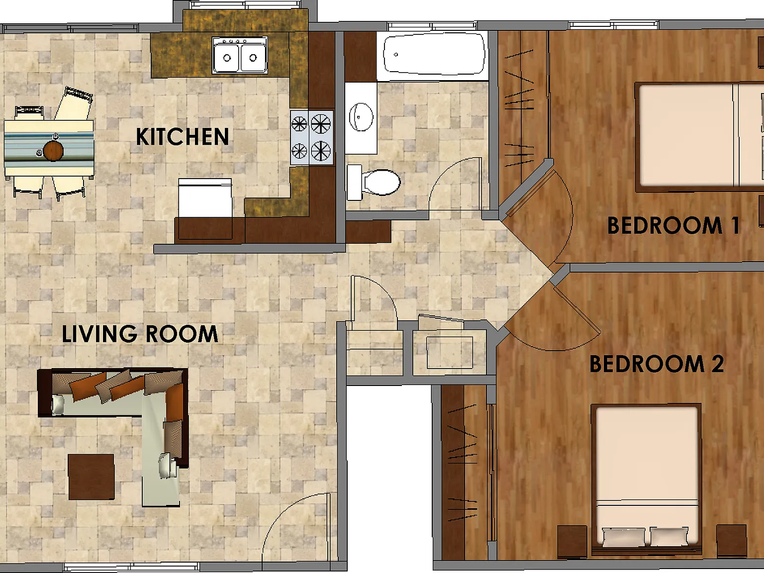 2 bed, $2,195 — Photo 3