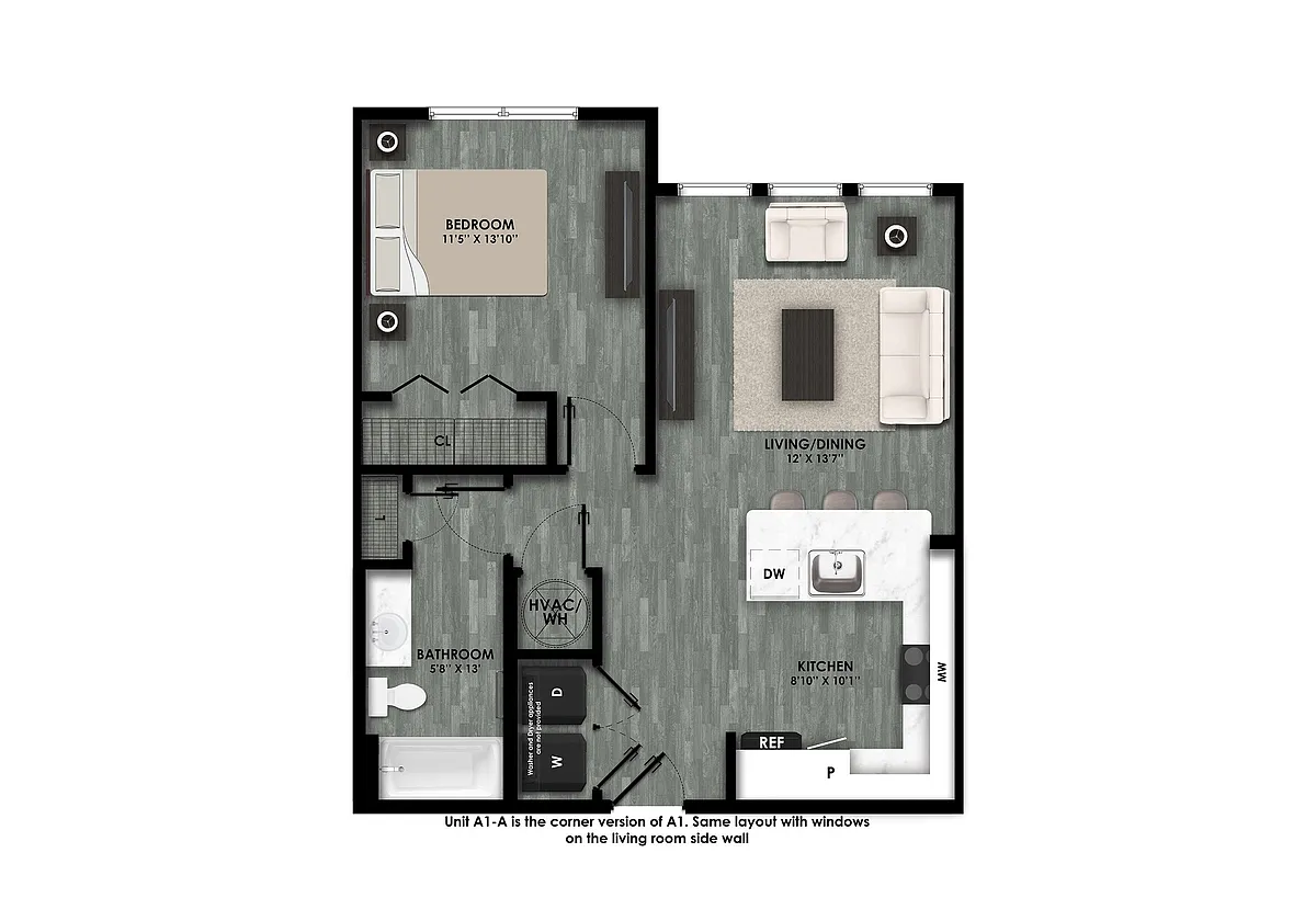 Floor plan A1 - 60