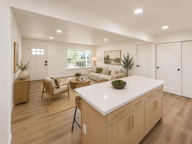 Living Room Staged
