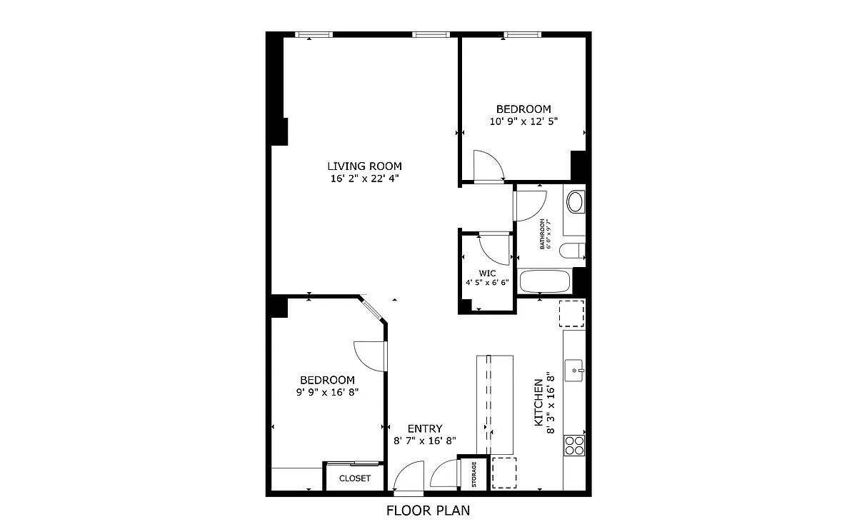 Floor plan 2J