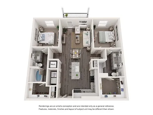 Floor plan B3