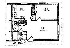 Floor plan 1Bedroom 30%