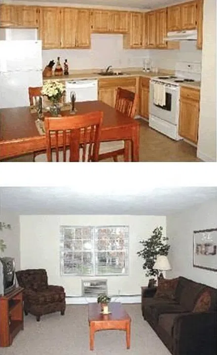 Brookside Apartments community photo. Interiors may show a different unit or layout.