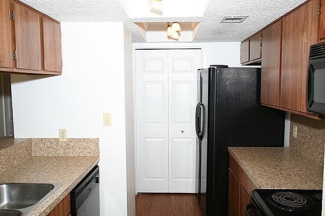 Updated counter tops and a matched appliance package