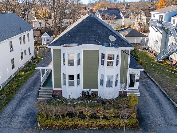 Sunny two-story townhouse.