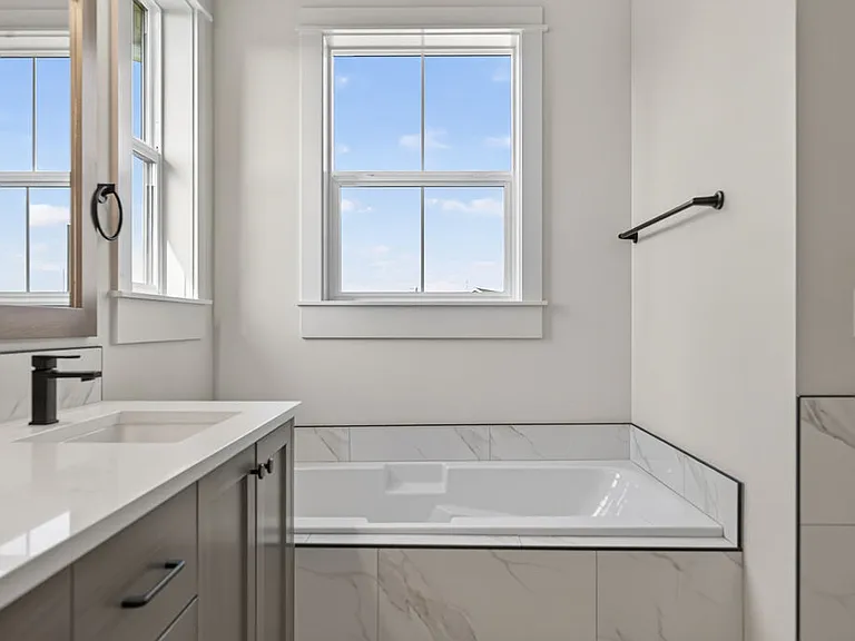 Large soaker tub