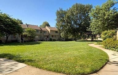yard in front of condo