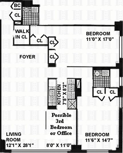 1st image of 165 W 66th St APT 14C
