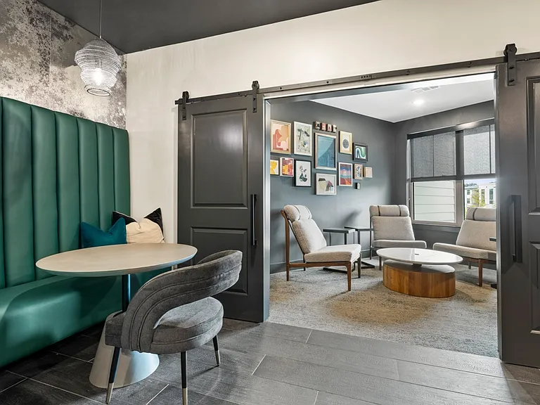 Co-working Lounge with Private Office Spaces and Conference Room