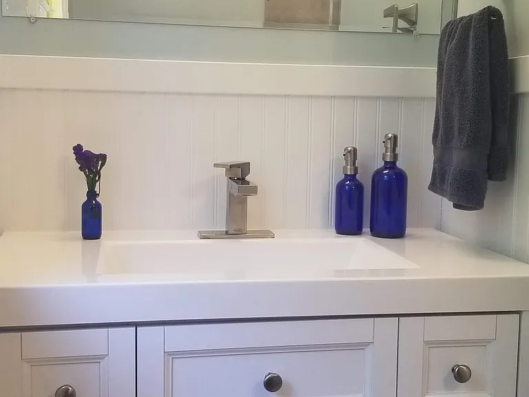 This is the second vanity in the second floor bath.