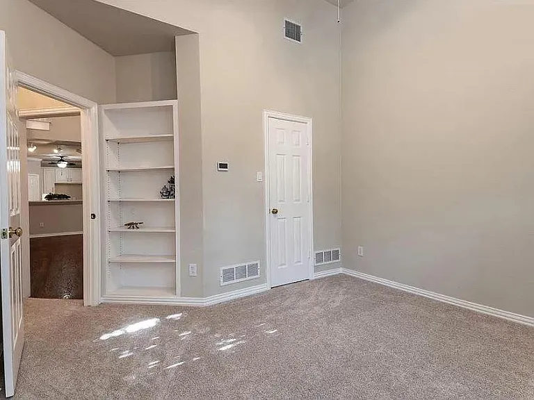 Downstairs Bedroom #1 with Living beyond