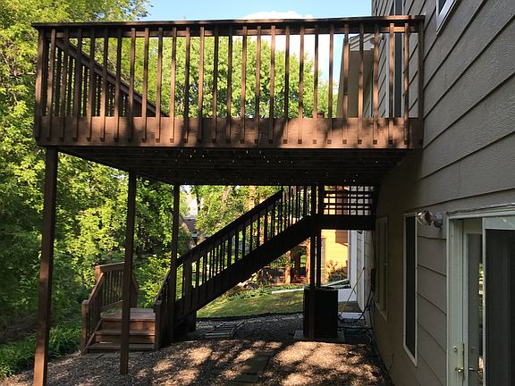 Back Deck and Walkout Level