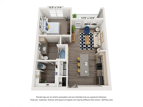 Floor plan Paxton