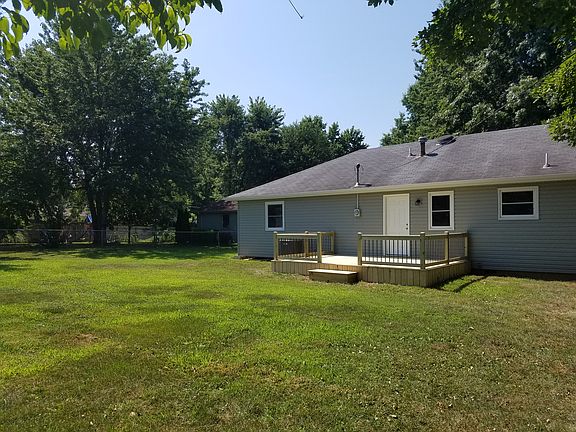Deck on back