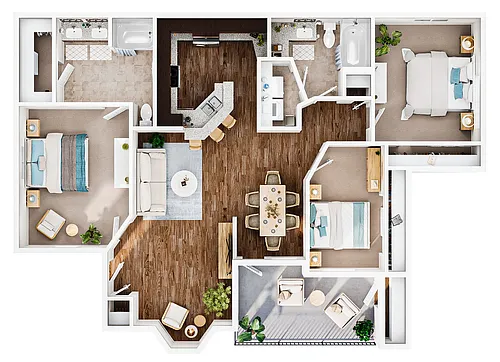 Floor plan c1r