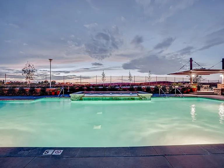 Views from the pool deck are stunning
