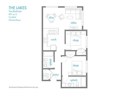 Floor plan The Lakes