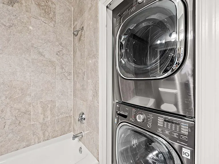 W/D in 2nd bathroom, bought brand new (2018).