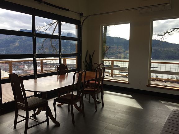 The kitchen/ living room view