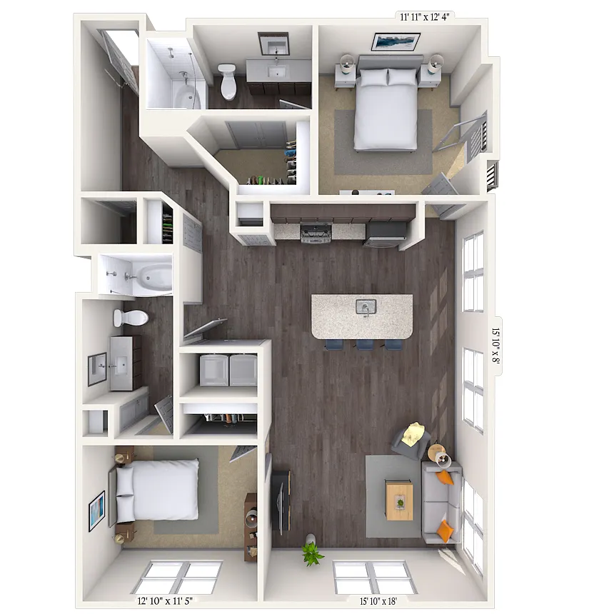 Floor plan Vassar