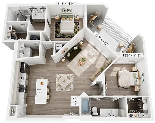 Floor plan B2