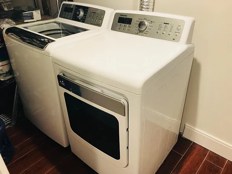 Commercial size Samsung washer and dryer