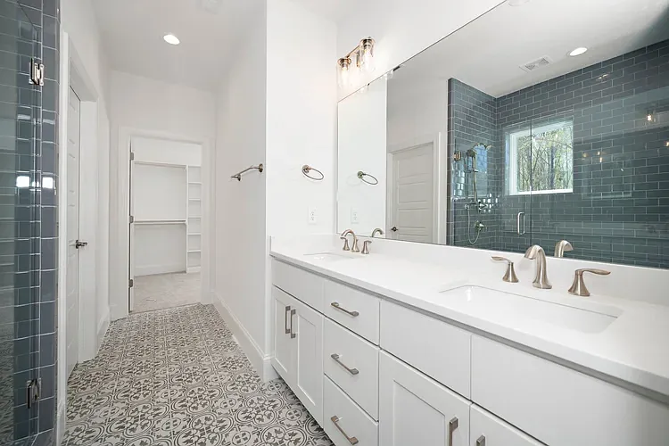 Master Bathroom with gorgeous tilework
