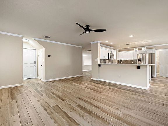 Living room overlooking the chef's kitchen