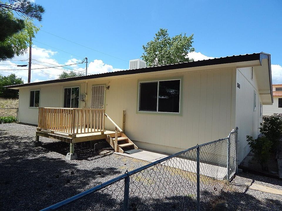 Front yard with deck